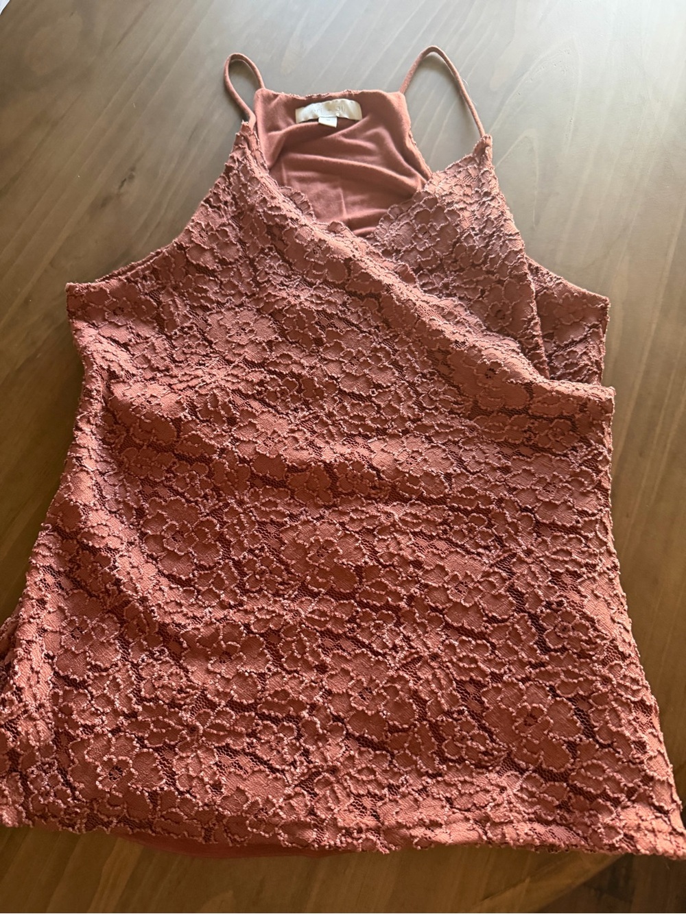 eri + ali Rusty Rose Tank Top